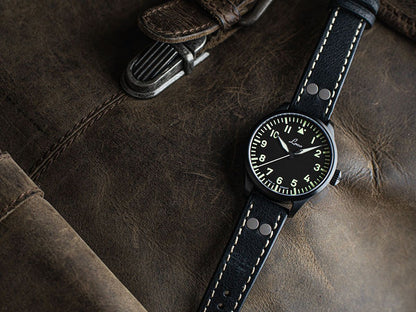 RELOJ LACO: PILOT WATCHES BASIC AUTOMATIC ALTENBURG NEGRO