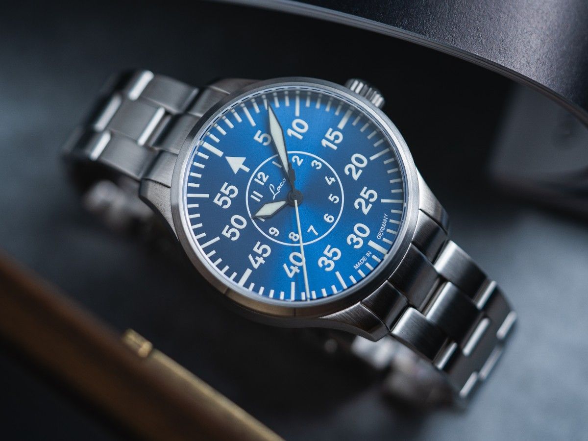 RELOJ LACO: PILOT WATCHES BASIC AUTOMÁTICO AACHEN AZUL