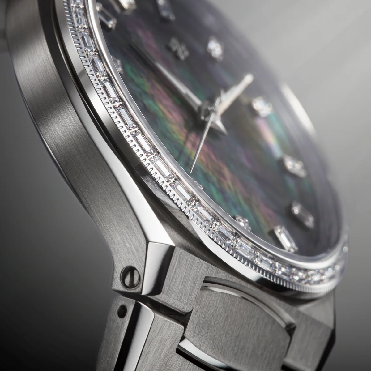 MONTRE VENEZIANICO : ARSENALE 37 MOISSANITE NOIR 6121514C