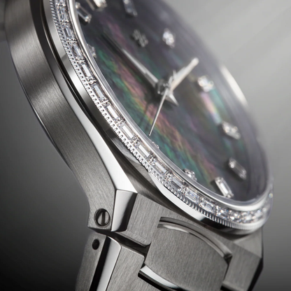 MONTRE VENEZIANICO : ARSENALE 37 MOISSANITE NOIR 6121514C
