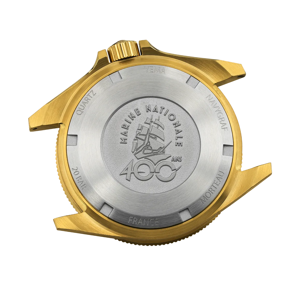 Montre Yema : Navygraf Marine Nationale Quartz Édition 400e Anniversaire YMHF1591MN-GG
