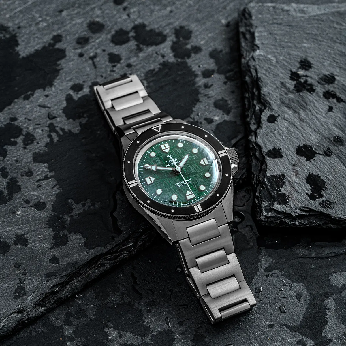 Montre Yema : Navygraf Meteorite Vert CMM.10