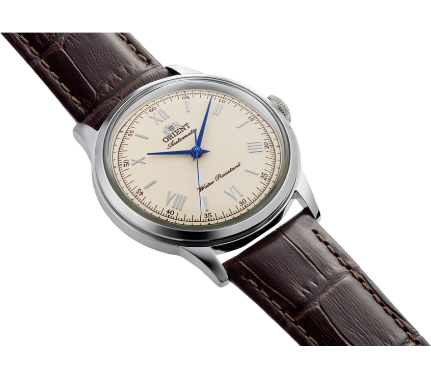 MONTRE ORIENT : BAMBINO 38MM CRÈME NO DATE RA-BB0003Y