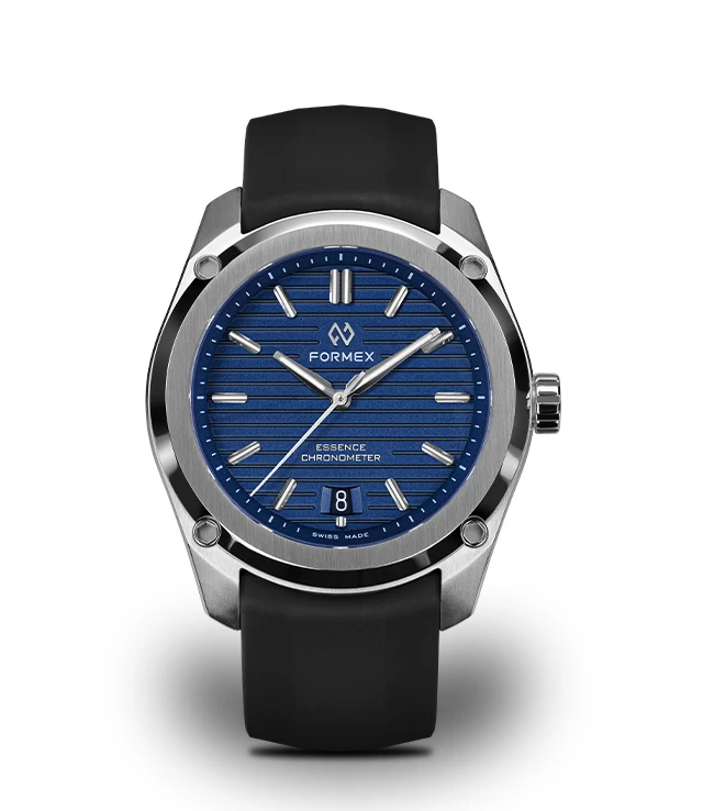 Montre Formex : Essence 39 Automatique COSC Bleu