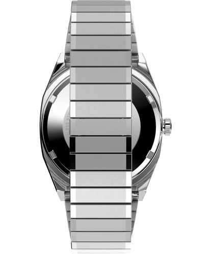 Timex : 1983 E Line automatique bleu 34 mm, vue de présentation
