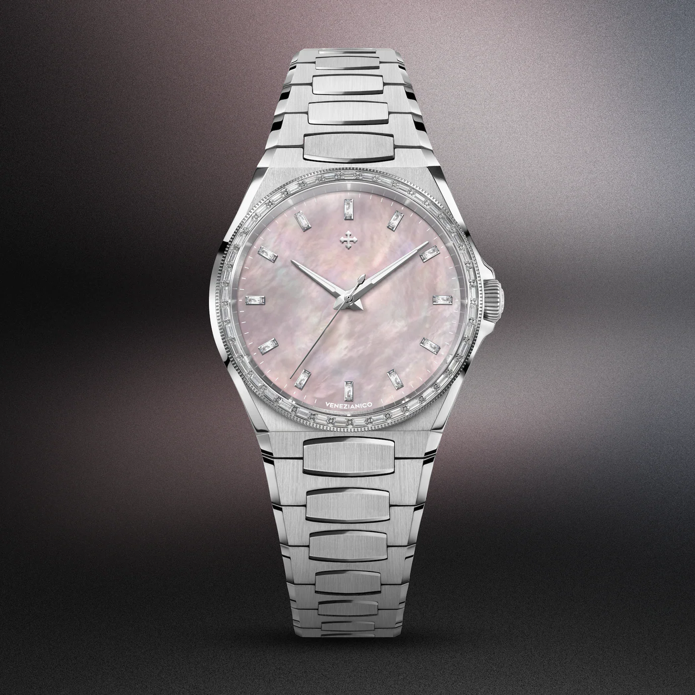 MONTRE VENEZIANICO : ARSENALE 37 MOISSANITE ROSE 6121513C