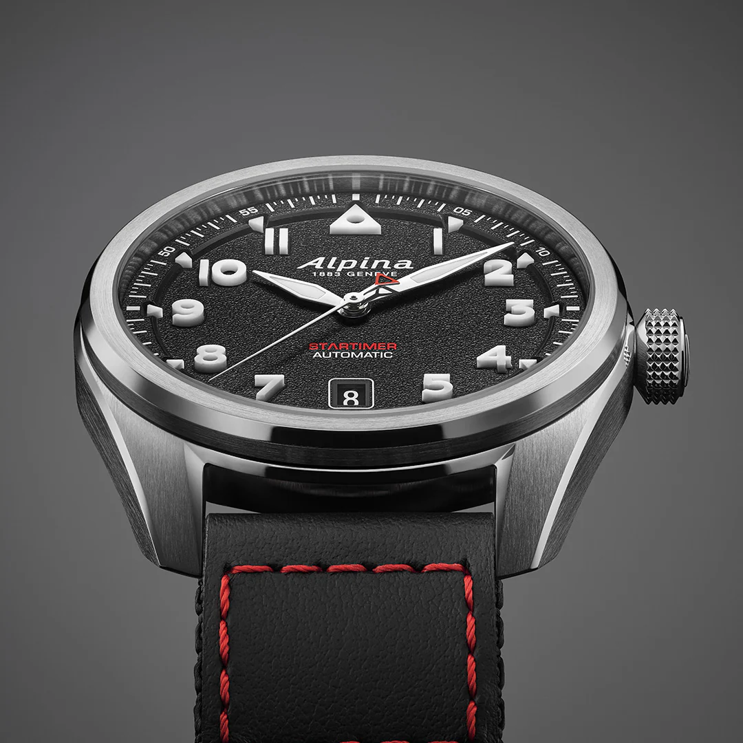 MONTRE ALPINA : STARTIMER PILOT AUTOMATIQUE NOIR AL-525BW4S36