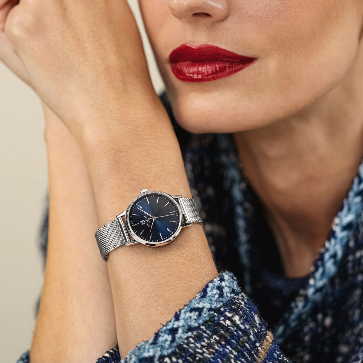 MONTRE CHARLIE PARIS : SULLY QUARTZ BLEU