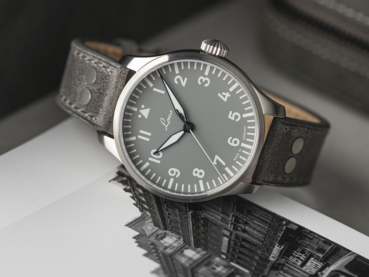 RELOJ LACO: PILOT WATCHES BASIC AUTOMÁTICO AUGSBURG GRIS