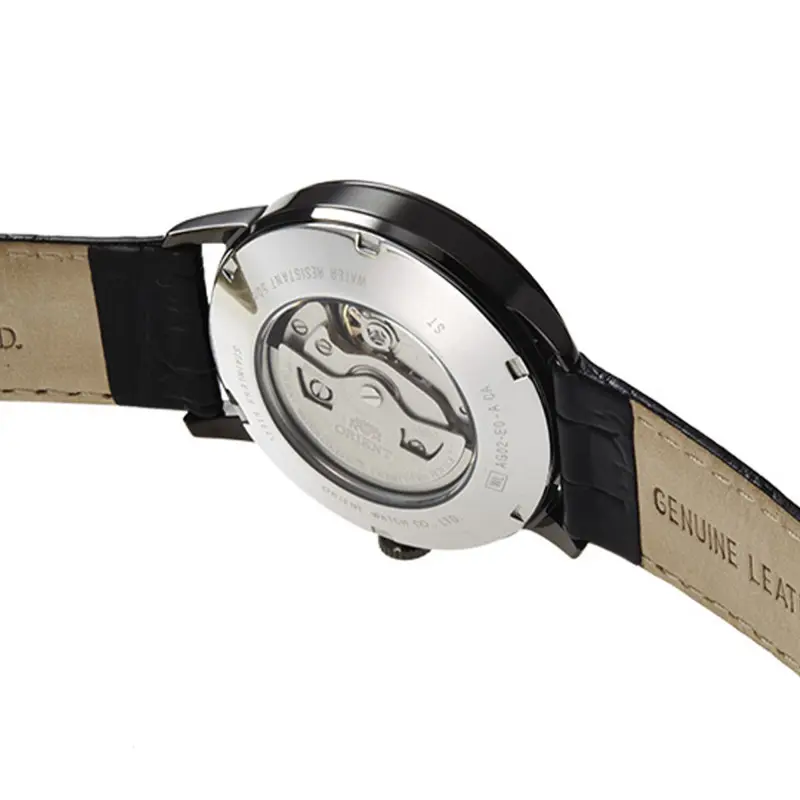 RELOJ ORIENT: CORAZÓN ABIERTO CONTEMPORÁNEO NEGRO AG02001B