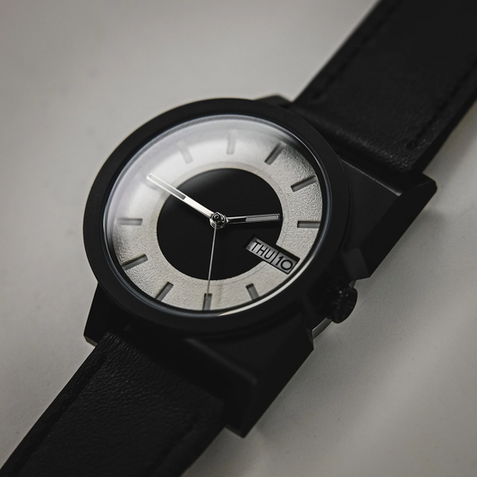 Montre AndoAndoAndo : A-1 Automatique Donut Blanc