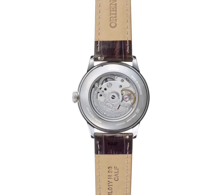 MONTRE ORIENT : BAMBINO 38MM BLANC NO DATE RA-BB0002S