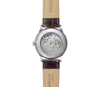 MONTRE ORIENT : BAMBINO 38MM BLANC NO DATE RA-BB0002S