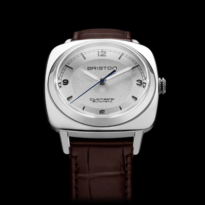 MONTRE BRISTON : CLUBMASTER LEGEND CLASSIC ACIER & BLANC 25639.PS.L.2.LABR
