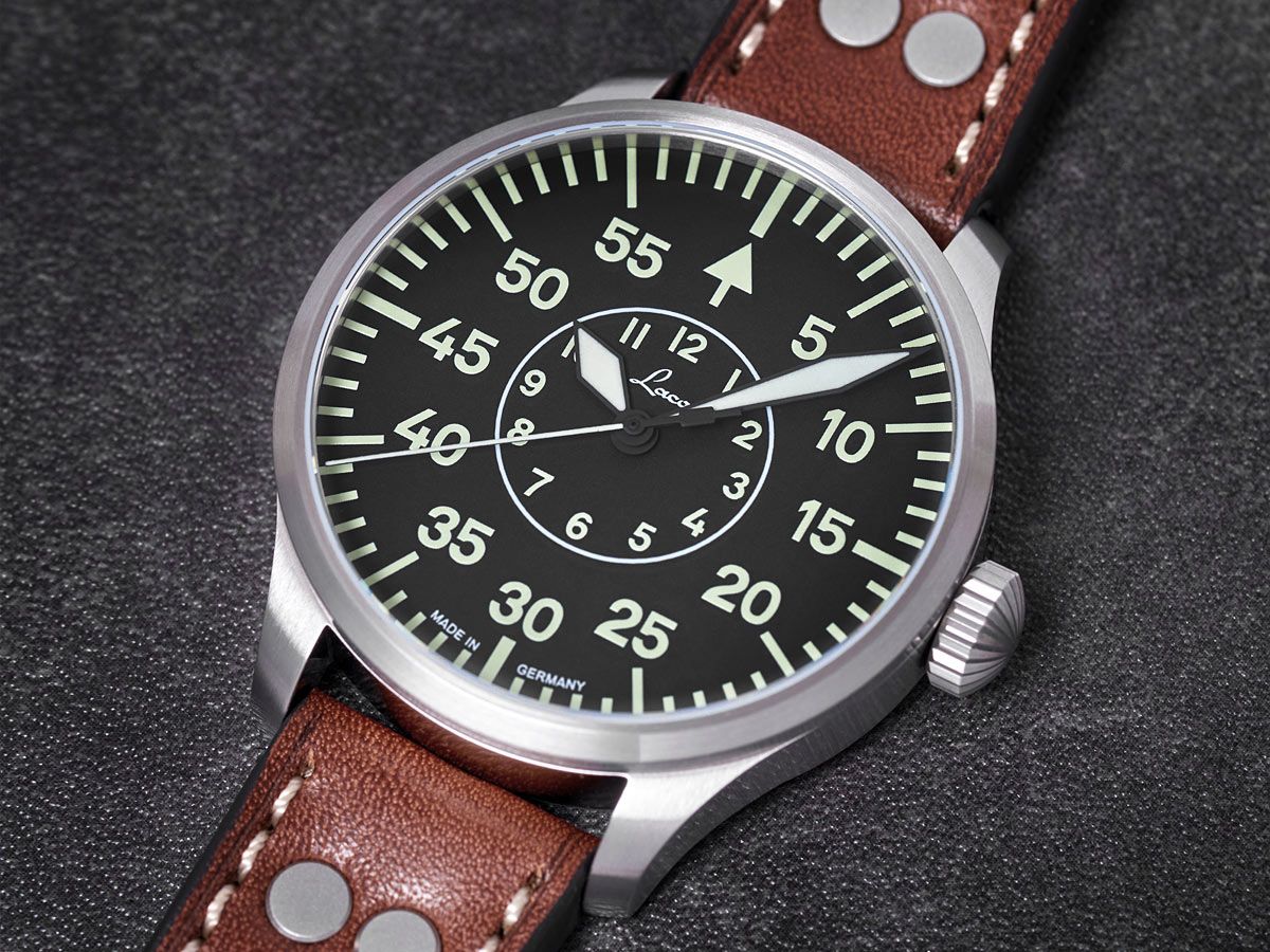 RELOJ LACO: PILOT WATCHES BASIC AUTOMÁTICO AACHEN NEGRO