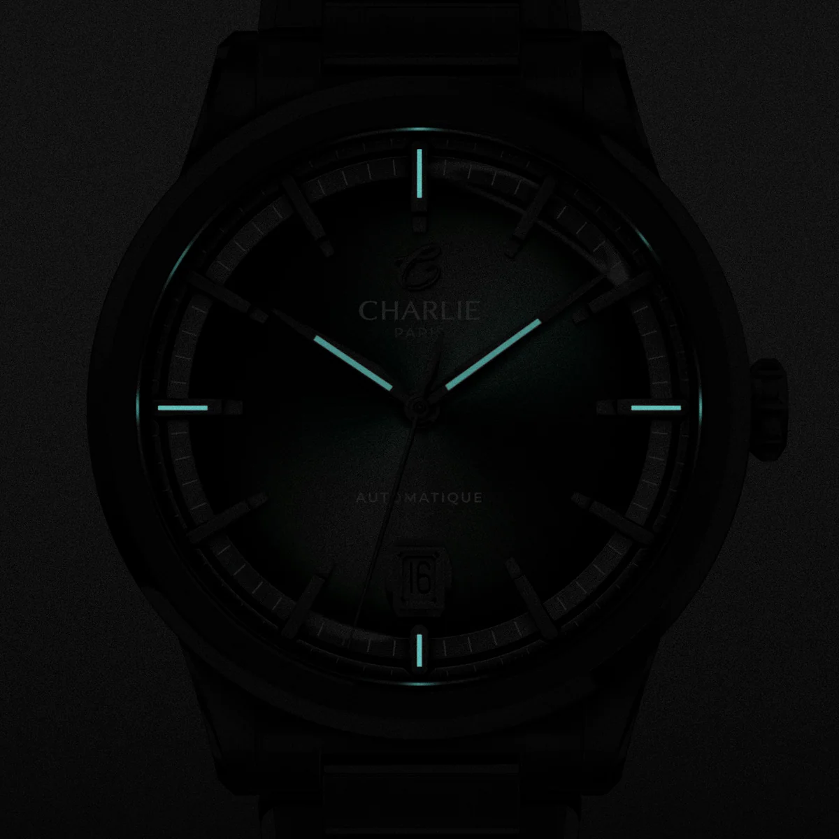 MONTRE CHARLIE PARIS : ALLIANCE AUTOMATIQUE VERT