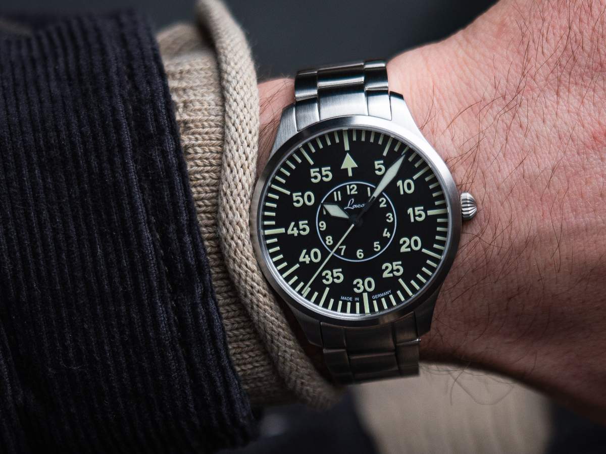 RELOJ LACO: PILOT WATCHES BASIC CUARZO ZÚRICH 2 NEGRO