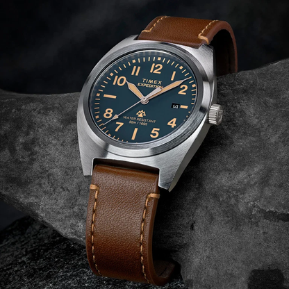 Timex : Expedition Capstone bleu 39 mm, vue de présentation