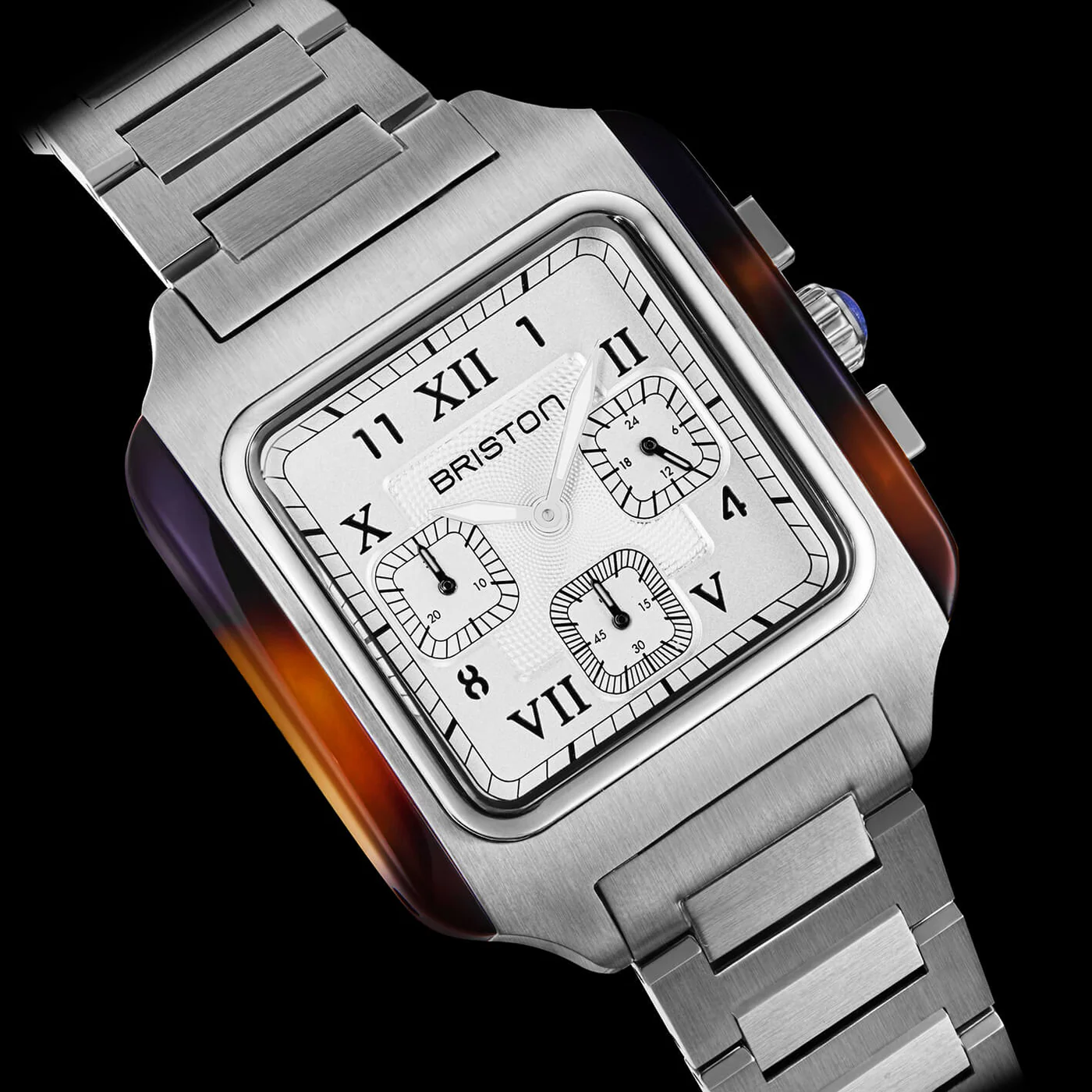 MONTRE BRISTON : STREAMLINER KENNEDY CHRONO BLANC 251838.SA.T.2