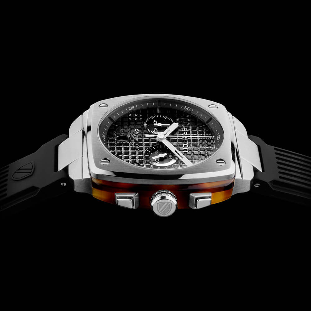 MONTRE BRISTON : STREAMLINER URBAN CHRONOGRAPHE NOIR 22142.S.T.1.RB