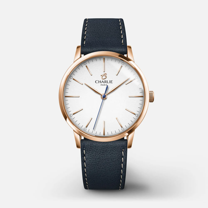 MONTRE CHARLIE PARIS : SULLY 35 QUARTZ OR ROSE