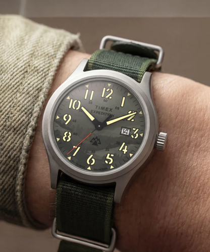 Timex : Expedition Sierra vert 40 mm, vue de présentation