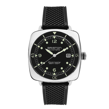 MONTRE BRISTON : CLUBMASTER LEGEND DIVER ACIER & NOIR 241740.PS.LD.1