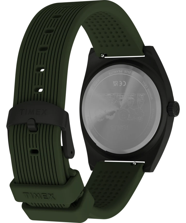 Timex : Peanuts x Timex Expedition Snoopy Road Trip vert 39 mm, vue de présentation