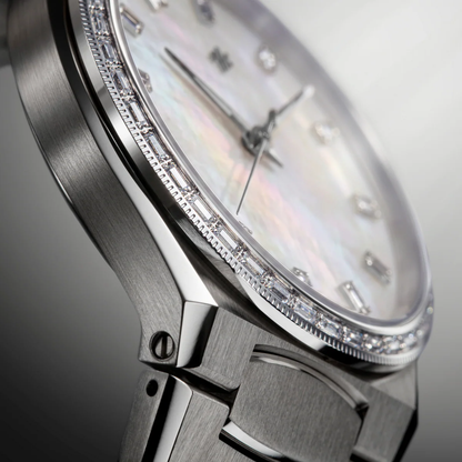 MONTRE VENEZIANICO : ARSENALE 37 MOISSANITE BLANC 6121511C
