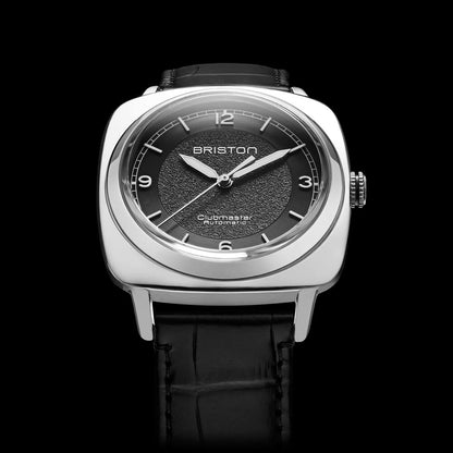 MONTRE BRISTON : CLUBMASTER LEGEND CLASSIC ACIER & NOIR 25639.PS.L.1.LAB