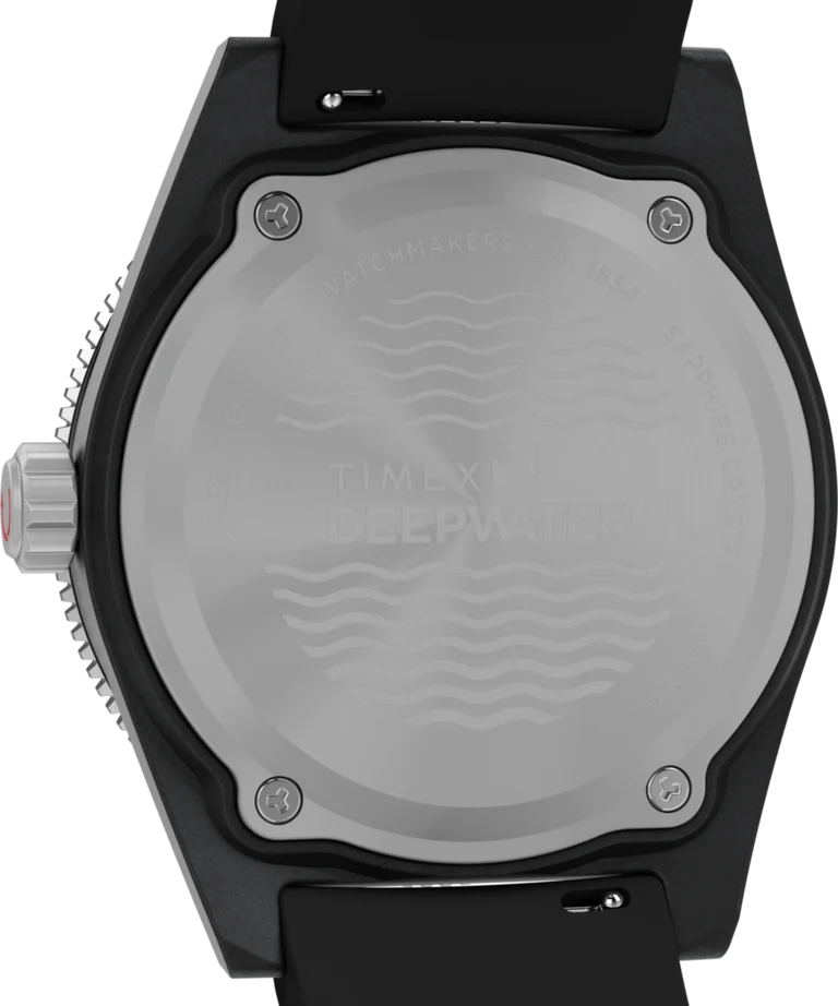 Timex : Deepwater Reef 200 XCF noir 43 mm, vue de présentation