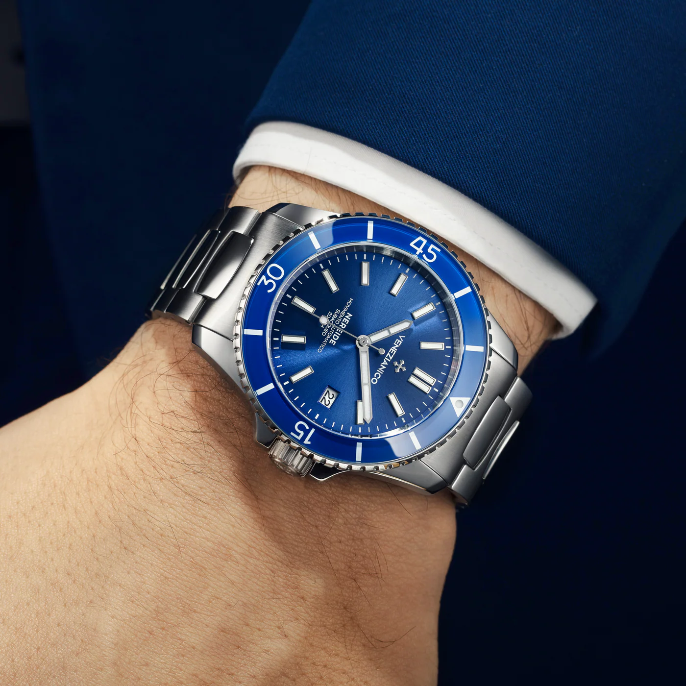 VENEZIANICO : NEREIDE 42 MM BLEU