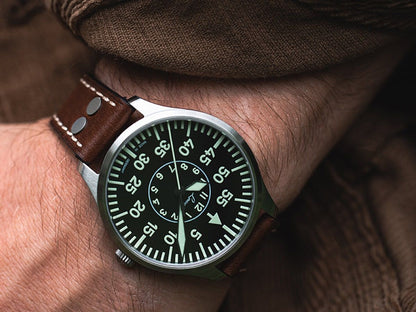 RELOJ LACO: PILOT WATCHES BASIC CUARZO ZÚRICH 2 NEGRO