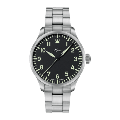 RELOJ LACO: PILOT WATCHES BASIC AUTOMÁTICO AUGSBURG NEGRO