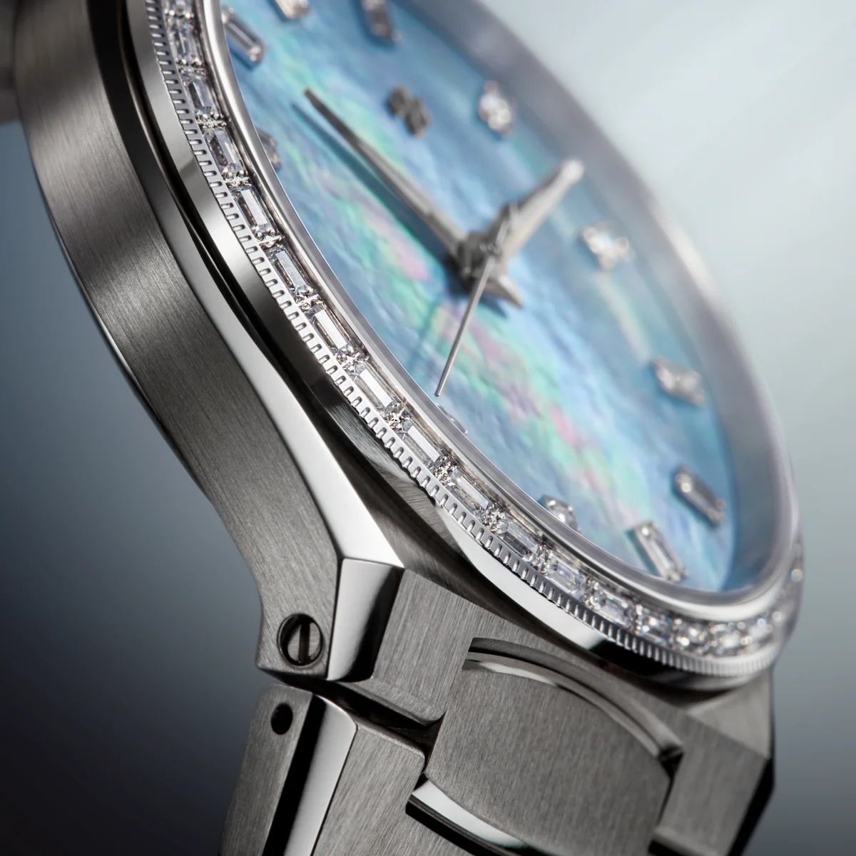 MONTRE VENEZIANICO : ARSENALE 37 MOISSANITE BLEU 6121512C