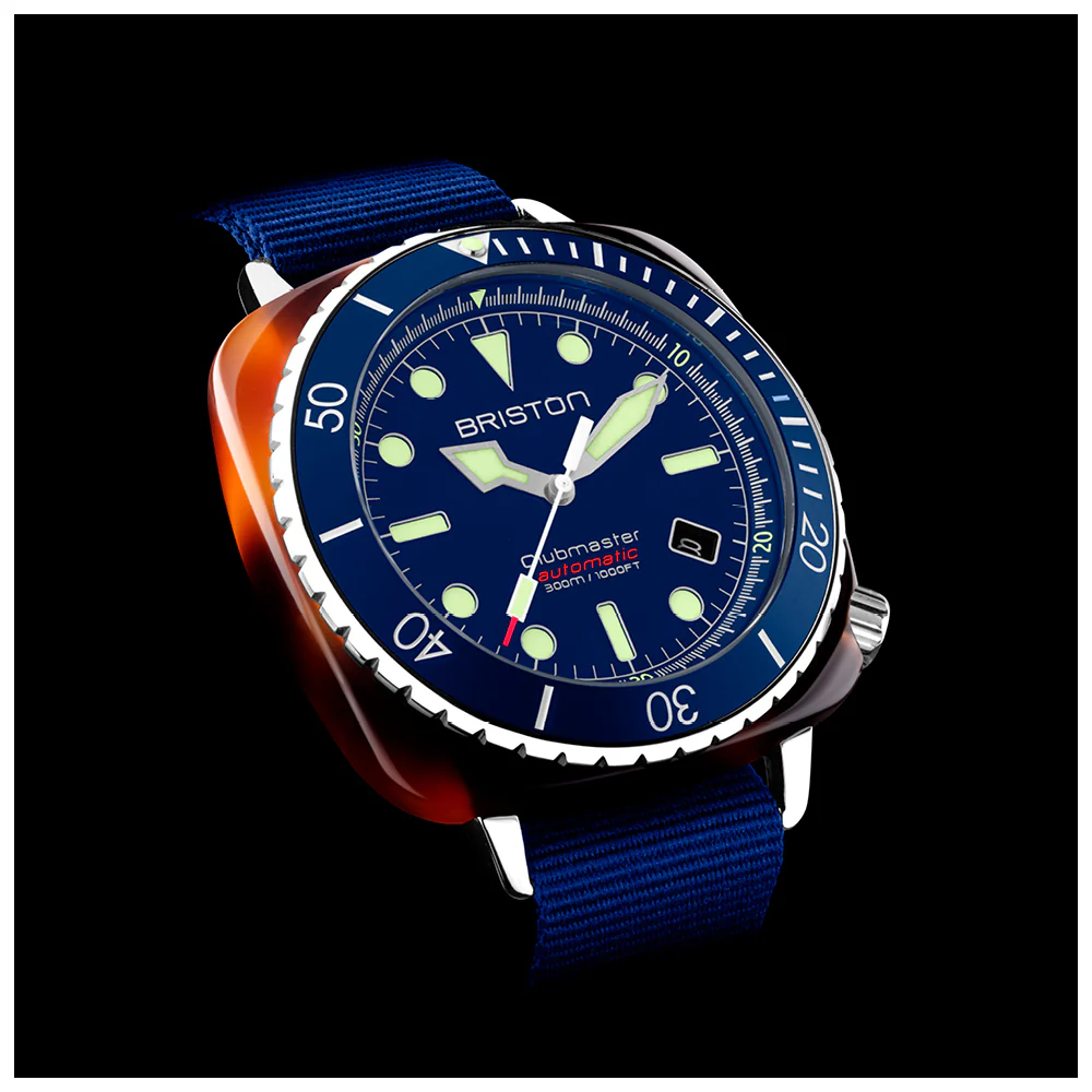 MONTRE BRISTON : CLUBMASTER DIVER PRO BLEU 21644.SA.T.15.NNB