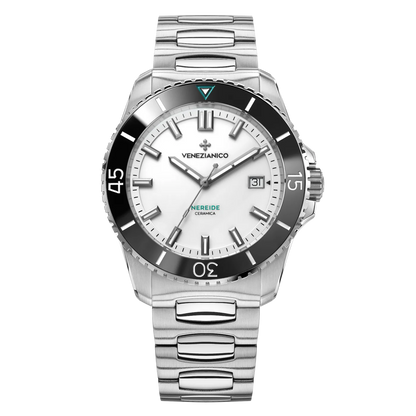 VENEZIANICO : NEREIDE CERAMICA ACIER 42 MM