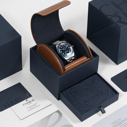 Montre Charlie Paris : Concordia GMT Automatique Bleu Antarctique