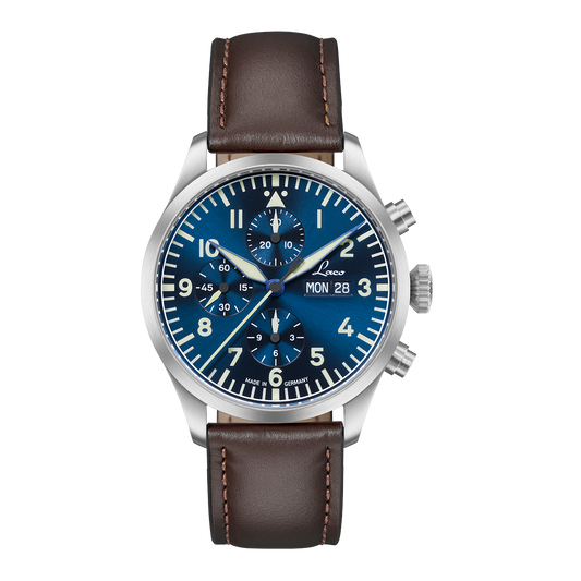 MONTRE LACO : CHRONOGRAPHE AUTOMATIQUE KIEL.2 BLEU