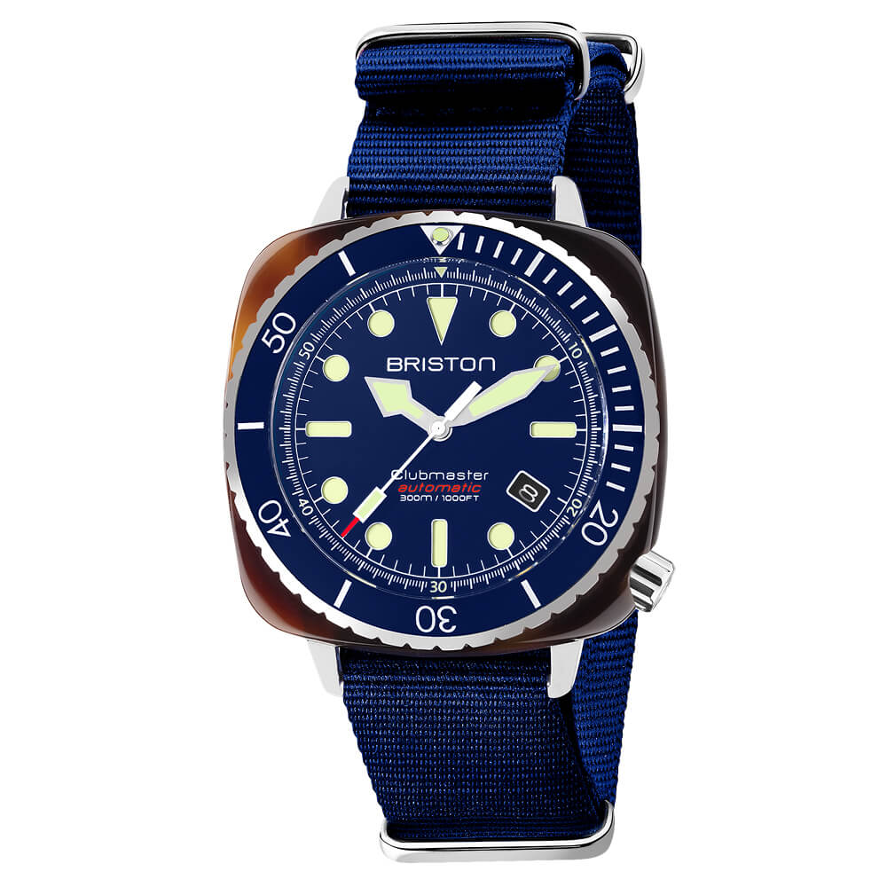 MONTRE BRISTON : CLUBMASTER DIVER PRO BLEU 21644.SA.T.15.NNB