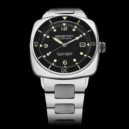 MONTRE BRISTON : CLUBMASTER LEGEND DIVER ACIER & NOIR 241740.PS.LD.1