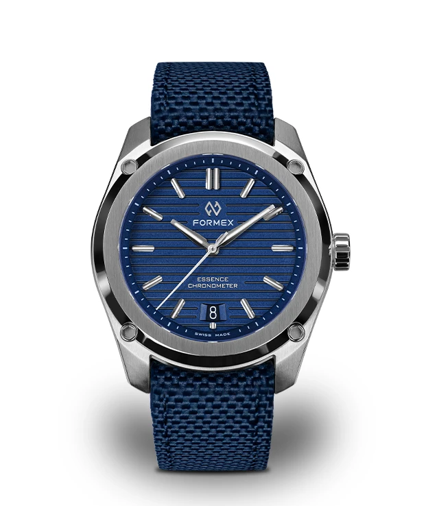 Montre Formex : Essence 39 Automatique COSC Bleu