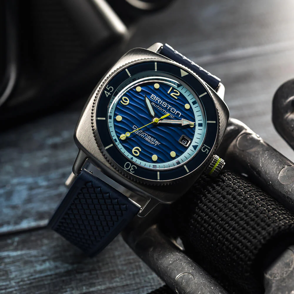 MONTRE BRISTON : CLUBMASTER LEGEND DIVER OCEAN BLEU 261740.S.LD.15.FNB