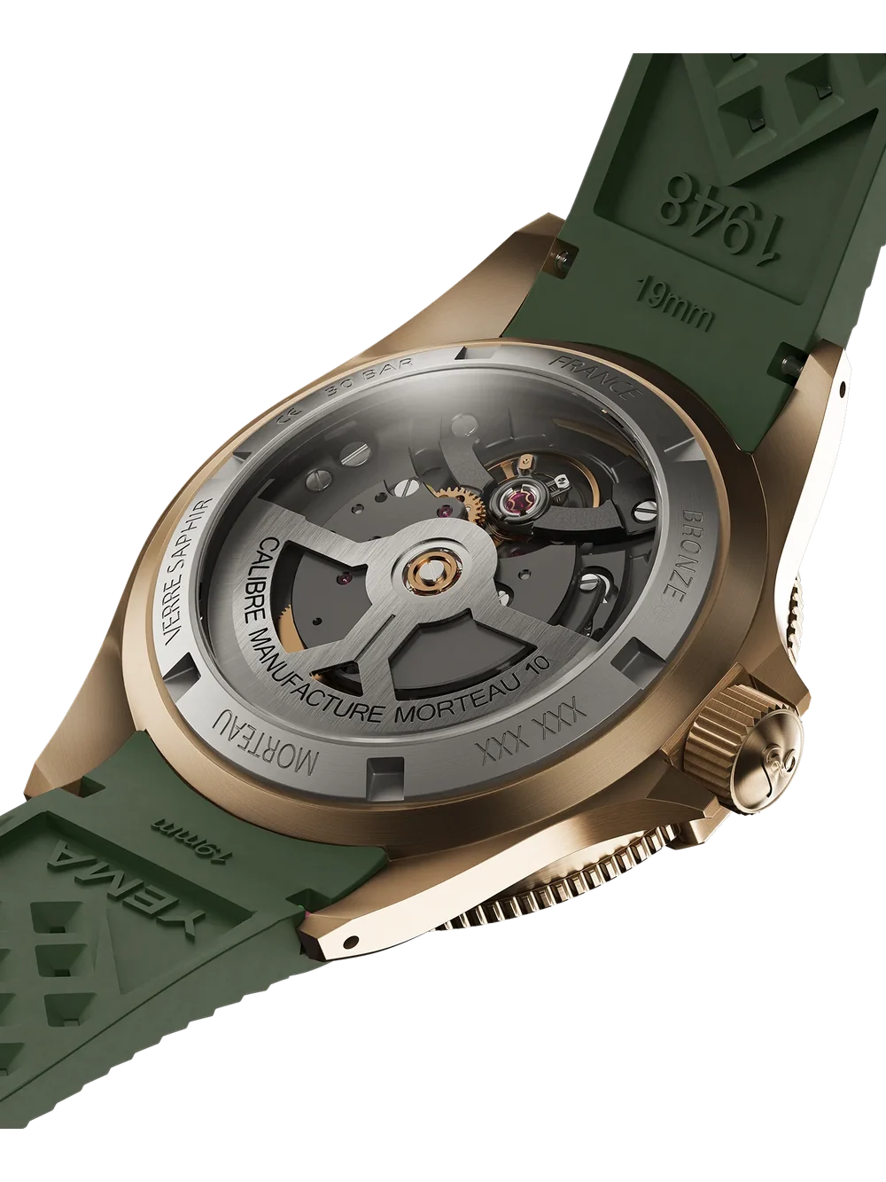 Montre Yema : Superman Bronze Vert CMM.10
