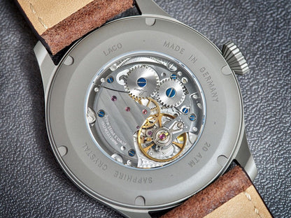 RELOJ LACO: FLIEGER STUTTGART PRO AUTOMÁTICO AZUL