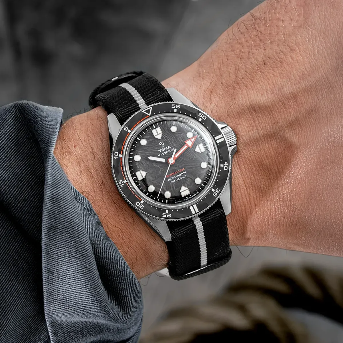 Montre Yema : Navygraf Barracuda Cmm.20 Édition Limitée 21.26.20.66.SNL