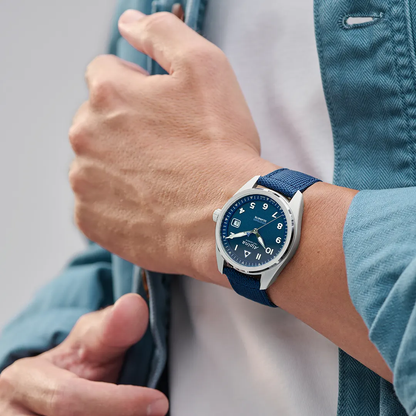 Montre Alpina : Startimer Pilot Solarmètre Bleu AL-140BLW3S26