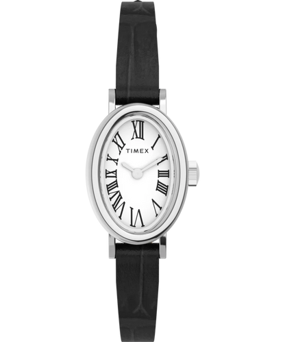 Timex : Cavatina argenté blanc 19 mm, vue de face