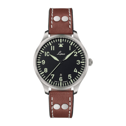 RELOJ LACO: RELOJES PILOTO BÁSICOS DE CUARZO GENF 2 NEGRO