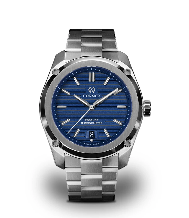 Montre Formex : Essence 39 Automatique COSC Bleu